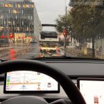 Tesla Carplay kijelző